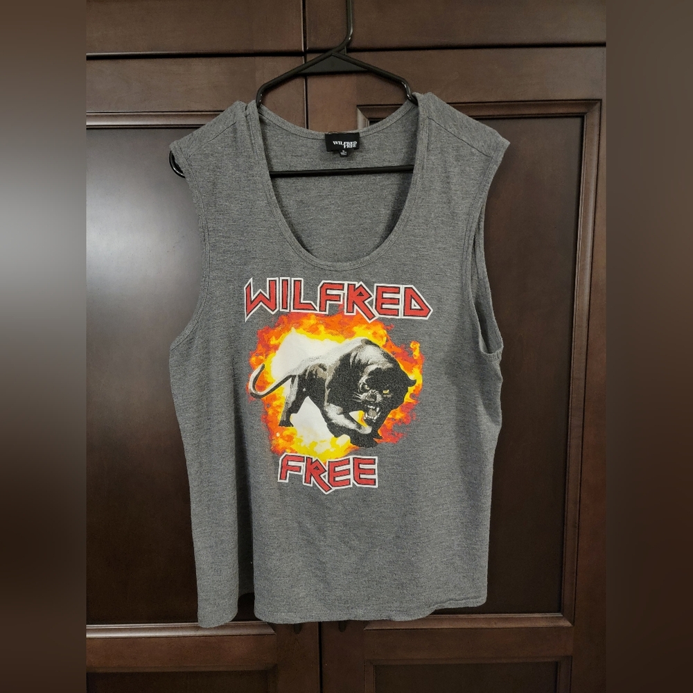 wilfred free, Muscle Tank, Heather Grey, Medium